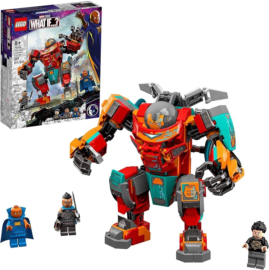 Amazon.com: LEGO Marvel Tony Stark's Sakaarian Iron Man